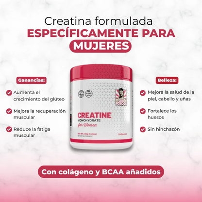 Creatina Monohidratada para Mujeres