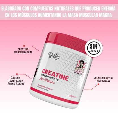 Creatina Monohidratada para Mujeres