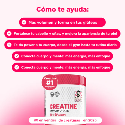 CREATINA FEMME POWER ™ |    "Resultados que Empoderan"